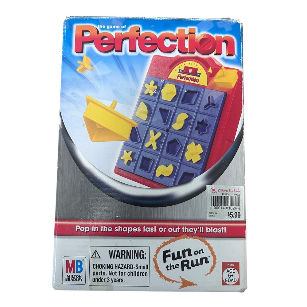 Milton Bradley Vintage Perfection Game Complete